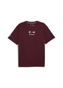 Puma Herren T-Shirt "BMW M Motorsport Essentials Logo T-Shirt Herren"ruby shimmer rot, Gr. S, clean, 100% Baumwolle, Shirts