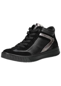 Ara Damen Sneaker "Ara Sneaker Leder", Gr. 44schwarz kombi, Leder, casual, Schuhe