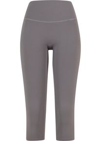 Urban Classics Damen Leggings "Urban Classics Ladies Capri Leggings Ladies Capri Leggings"senior grau, Gr. XS, unifarben, 80% Nylon, 20% Elasthan,