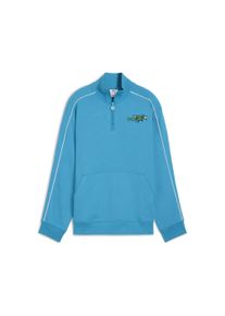 Puma Kinder Sweatshirt "Super Puma T7 Sweatshirt Jungen"tropical blau, Gr. 164, 100% Baumwolle, Sweatshirts