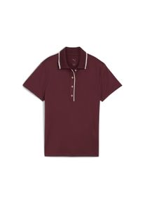 Puma Damen Poloshirt "CLOUDSPUN Bridges Kurzärmeliges Golf-Polo Damen"ruby shimmer rot, Gr. L, clean, 94% Polyester, 6% Elasthan, Shirts