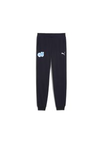 Puma Herren Sporthose "Olympique de Marseille FtblCulture Jogginghose Herren"new navy weiß blau, Gr. M, bedruckt, Obermaterial: 32% Polyester, 68%