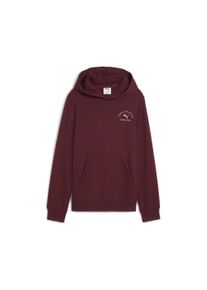 Puma Kinder Hoodie "Puma Class Graphic Hoodie Jungen"ruby shimmer rot, Gr. 140, 68% Baumwolle, 32% Polyester, Sweatshirts