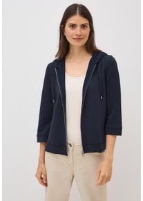 Cecil Damen Cardiganurban dunkelblau, casual, Gr. S, unifarben, Stoff, 47% Modal, 45% Polyester, 8% Elasthan, Strickjacken, aus softem Materialmix
