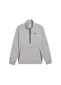 Puma Herren Sweatshirt "PumaTECH Relaxed Sweatshirt Herren"gray echo, Gr. XL, Obermaterial: 50% Elastomultiester, 50% Polyester; Taschenfutter: 100%