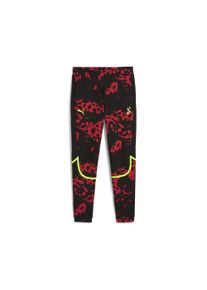 Puma Herren Sporthose "Scoot Lab Evostripe Cross Hose Herren"for all time rot schwarz aop, Gr. L, Obermaterial: 23% Polyester, 77% Baumwolle;