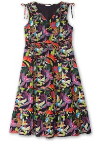 sheego by Joe Browns sheego Große Größen Maxikleid mit farbenfrohem Print, blau-gemustert, Größe 42 - Damen