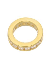 Adelia´s ADELIA ́S Damen Ketten-Anhänger "333 Gold Anhänger Taufring Ø 12,4 mm", Gold, gold, Gold, Schmuckanhänger, mit Zirkonia Goldschmuck für Damen