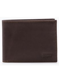 Levi's LEVI'S Geldbörse "LEVI'S CASUAL CLASSICS HUNTE COIN BIFOLD - BATWIN", braun, Rindsleder, Basic, Kleinlederwaren, im praktischem Format Geldbeutel