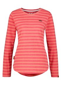 alife and kickin ALIFE & KICKIN Damen Langarmshirt "Damen LeaAK Z", orange, Gr. XS, 95% Baumwolle 5% Elasthan, Shirts