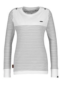 alife and kickin ALIFE & KICKIN Damen Langarmshirt "Damen LeonieAK Z", weiß, Gr. XL, 95% Baumwolle 5% Elasthan, Shirts