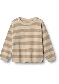 Wheat Jungen Strickpullover "Wheat Pullover Strick Pullover Morgan", beige, Gr. 104, 100% Bio-Baumwolle, Pullover