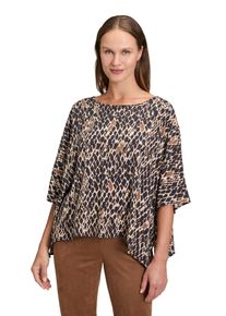 Betty Barclay Damen Schlupfbluse "Betty Barclay Schlupfbluse mit Schmucksteinen", blau, casual, Gr. 42, Obermaterial: 100% Viskose., Blusen