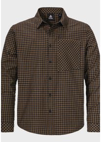 Schöffel SCHÖFFEL Herren Outdoorhemd "Hiking Shirt Style Boyoma MNS", schwarz, sportlich, Gr. 56, Oberstoff: 100% Baumwolle, Hemden
