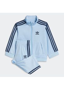 Kinder Trainingsanzug "FIREBIRD TS", blau, sportlich, Gr. 62, adidas originals, Obermaterial: 100% Polyester, Sportanzüge