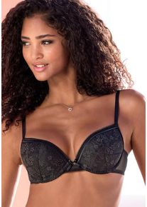Vivance Push-up-BH schwarz Gr. 75C. Mit Bügel