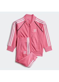 Kinder Trainingsanzug "SST TRACKSUIT"pink fusion, pink fusion, weiß, sportlich, Gr. 62, adidas originals, Obermaterial: 100% Polyester, Sportanzüge