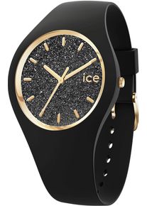Ice Watch ICE-WATCH Damen Quarzuhr "ICE glitter - S37 - 3H"schwarz, Armbanduhren, Armbanduhr, Damenuhr, Silikonarmband, analog