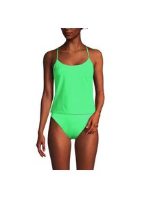 LANDS' END Komfort-Tankinitop mit gekreuzten Tr&auml;gern, Damen,  Gr&uuml;n, by Lands' End