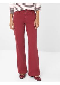Brax Damen Five-Pocket-Hose Style MAINE MULBERRY, denim dunkelrot, Gr. 34