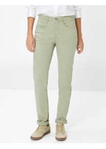 Brax Damen Five-Pocket-Hose Style CAROLA LIGHT FOREST, denim hellgrün, Gr. 34