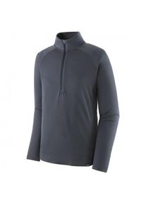 Patagonia Capilene Midweight Zip Neck Kunstfaserunterwäsche Men (Größe L |blau/grau)