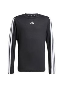 Adidas Train Essentials Longsleeve Funktionsshirt Kinder (Gr 116 |grau/schwarz)