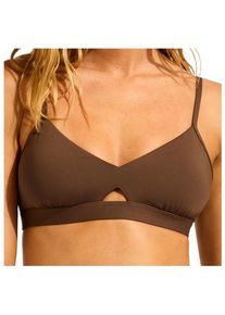 Seafolly Collective Hybrid Bralette Bikini-Top Women (Größe 10 |orange)