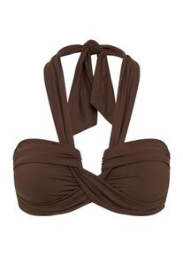 Mix & Match Bikini Seafolly Collective Halter Bandeau Damen (Gr 14 |weiß)
