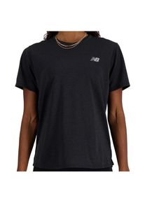 New Balance Athletics S/S Laufshirt Damen (Gr S |schwarz)