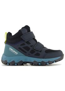 Wanderschuhe Viking Track Mid WP 2V Kinder (Gr 35 |blau |wasserdicht)