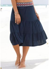 s.Oliver Jerseyrock blau Gr. 32/34 für Damen. Figurumspielend