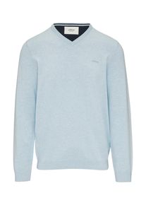 s.Oliver Herren Strickpulloverpullover, casual, Gr. S, Feinstrick, Obermaterial: 100% Baumwolle, Pullover, in melierter Optik mit Logo-Stickerei