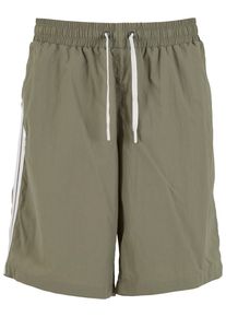 Urban Classics Herren Badeshorts "Urban Classics Board Shorts With Patched Stripe", grün, Gr. XL, 100% Polyamid, Badehosen