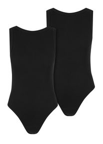 Urban Classics Damen Body "Urban Classics Damen Ladies Rib Tank Body 2-Pack", schwarz, Gr. 5XL, 95% Baumwolle, 5% Elasthan, Bodies