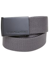 Urban Classics Damen Hüftgürtel "Urban Classics Unisex Canvas Belt"magnet, schwarz, 100% Polyester, Gürtel