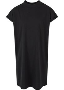 Urban Classics Mädchen Shirtkleid "Urban Classics Damen Girls Turtle Extended Shoulder Dress", schwarz, klassisch, Gr. 122, unifarben, 100%