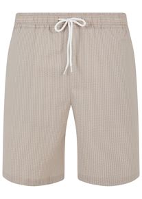 Urban Classics Herren Shorts "Urban Classics Herren Basic Seersucker Shorts", blau, Gr. XXL, unifarben, 100% Baumwolle, Hosen