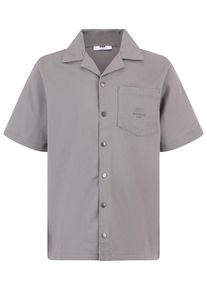 DEF Herren Langarmhemd "DEF DEF Hamza Shirt", grau, Gr. S, unifarben, 98% Baumwolle, 2% Elasthan, Hemden