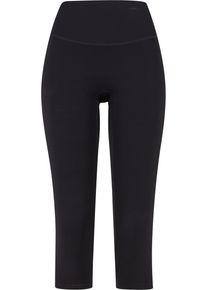 Urban Classics Damen Leggings "Urban Classics Ladies Capri Leggings Ladies Capri Leggings", schwarz, Gr. XL, unifarben, 80% Nylon, 20% Elasthan, Hosen