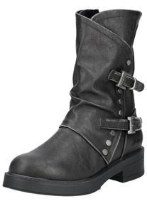 Blowfish Damen Bikerboots "Blowfish Stiefel Lederimitat", Gr. 37, schwarz, Lederimitat, casual, Schuhe