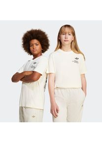 Kinder T-Shirt "TEE", weiß, sportlich, Gr. 176, adidas originals, Obermaterial: 100% Baumwolle, Shirts