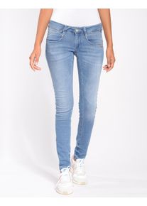 Gang Damen Skinny-fit-Jeans "Gang Jeans Skinny fit 94NENA", blau, Gr. 29, 99% Baumwolle, 2% Elasthan, Jeans