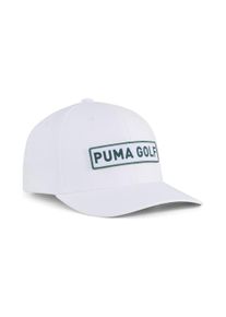 Puma Herren Flex Cap "Looper Golfcap Herren"weiß glow schwarz myrtle grün, unifarben, Obermaterial: 8% Elasthan, 92% Polyester; Futter Vorderteil: