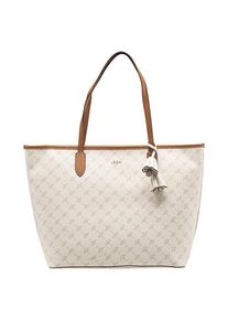 JOOP! JOOP Damen Shopper "cortina 1.0 shopper lhz", weiß, Lederimitat, bedruckt, Taschen, mit herausnehmbarer Reißverschluss-Tasche