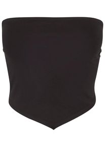 Urban Classics Herren T-Shirt "Urban Classics Damen Ladies Knotted Bandeau", schwarz, casual, Gr. XL, unifarben, 95% Baumwolle, 5% Elasthan, Shirts
