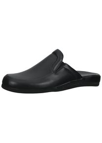 Rohde Herren Hausschuh "Rohde Hausschuhe Leder", Gr. 40, schwarz, Leder, casual, Schuhe