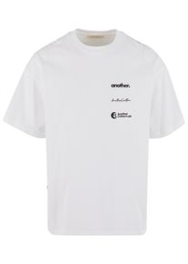 Herren T-Shirt "Another Cotton Lab Timeless Oversized Tshirt", weiß, casual, Gr. XXL, ANOTHER COTTON LAB, bedruckt, 100% Baumwolle, Shirts