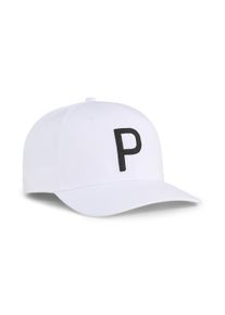 Puma Herren Flex Cap "Heritage P Tech Golf Cap Herren", schwarz-weiß, unifarben, Obermaterial: 2% Elasthan, 98% Polyester; Futter Vorderteil: 100%
