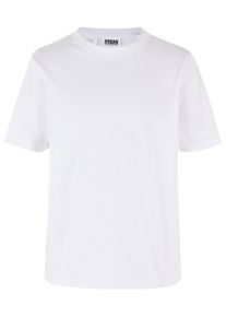 Urban Classics Jungen T-Shirt "Urban Classics Herren Boys Organic Basic Tee", weiß, casual, Gr. 110, unifarben, 100% Baumwolle, Shirts